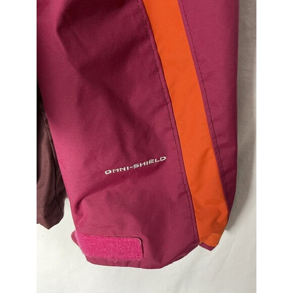 WOMEN COLUMBIA INTERCHANGE JACKET OUTER LINED SHELL OMNI SHIELD HOOD SKI RAIN L - Picture 4 of 16